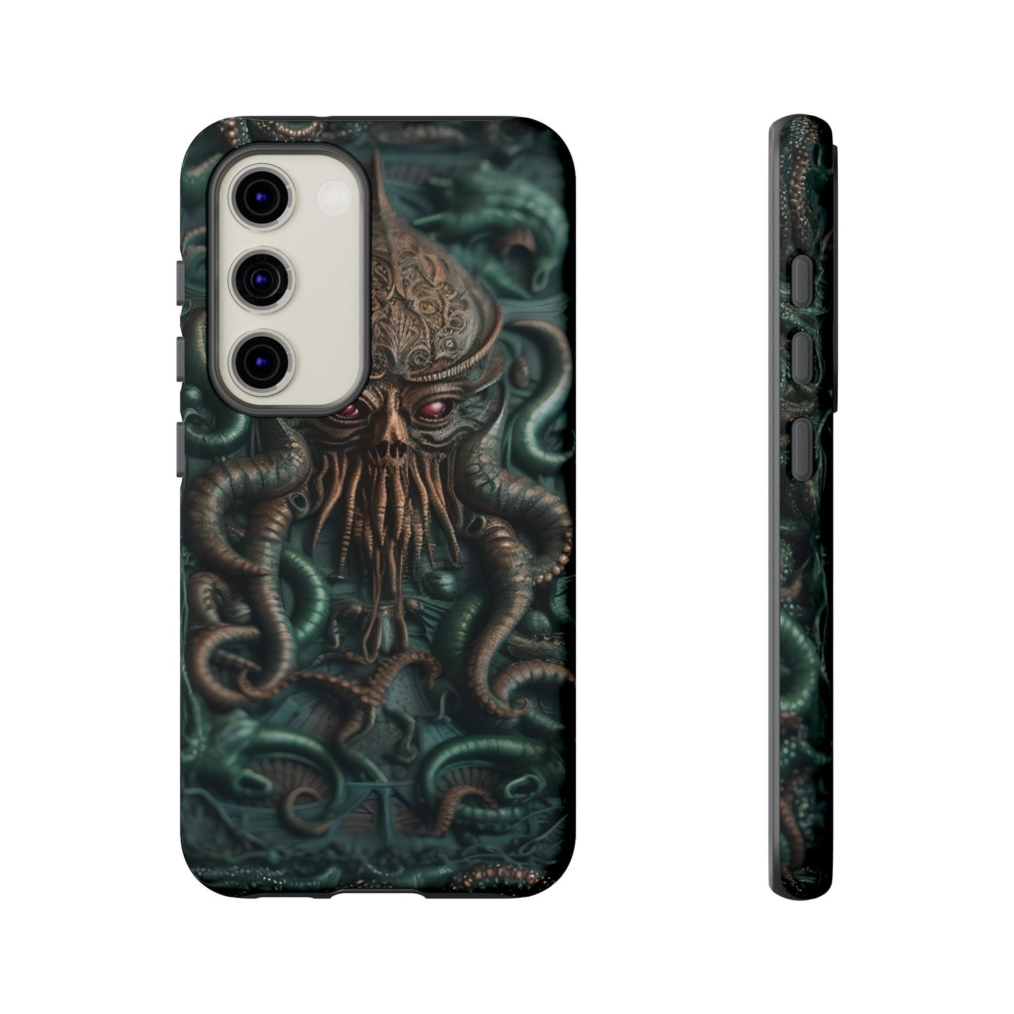 Nameless Dread Tough Phone Case – Lovecraftian Tentacle Horror Design for iPhone, Samsung Galaxy, and Google Pixel Devices