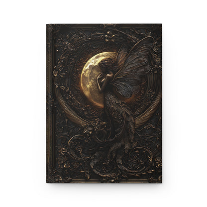 Gothic Fairy Moonlight Hardcover Journal - Elegant Fantasy Notebook