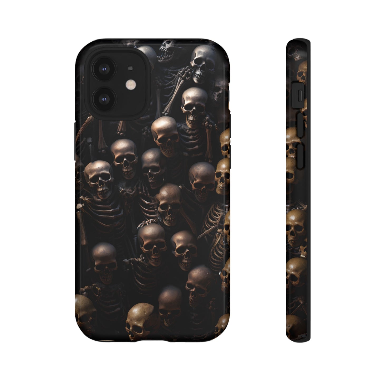 Skeletal Grave Phone Case – Halloween Horror Skeleton Design for iPhone, Samsung Galaxy, and Google Pixel Devices