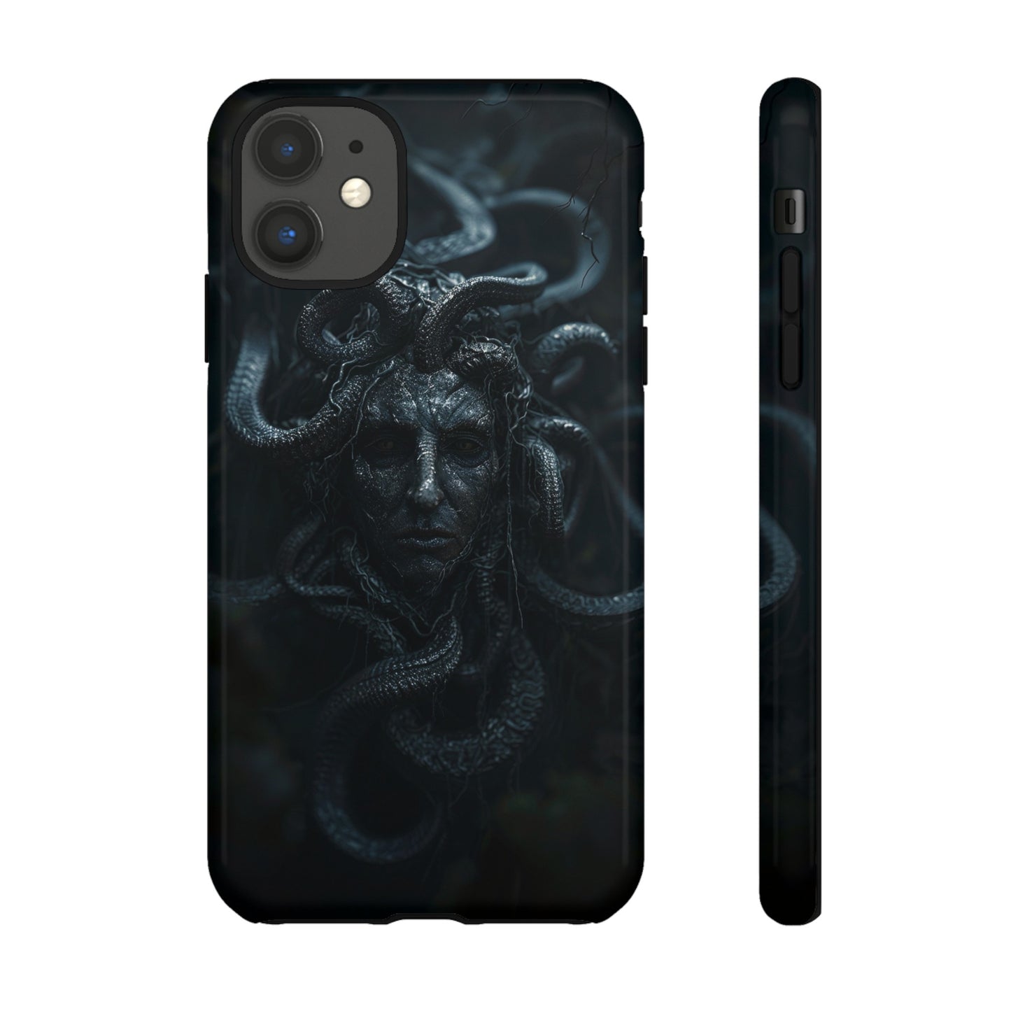 Medusa's Gaze Phone Case - Dark Mythological Design for iPhone and Samsung Galaxy Devices