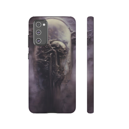 Dark Android Dream Phone Case – Futuristic Alien Horror Design for iPhone, Samsung Galaxy, and Google Pixel Devices