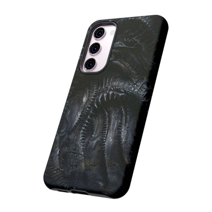 Surreal Biomechanical Phone Case - Gothic Sci-Fi Art for iPhone, Samsung Galaxy, and Google Pixel Devices