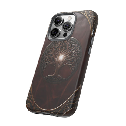 Tree of Life Tough Phone Case – Fantasy Art Design for iPhone, Samsung Galaxy, and Google Pixel Devices