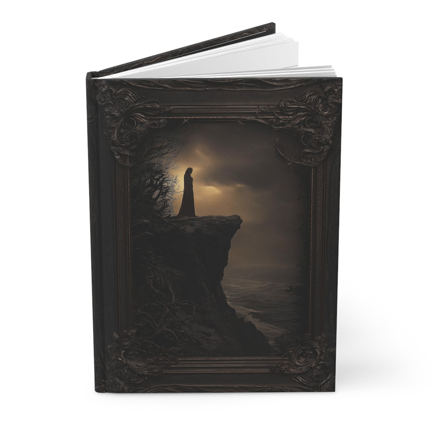 Cliffside Solitude Gothic Hardcover Journal