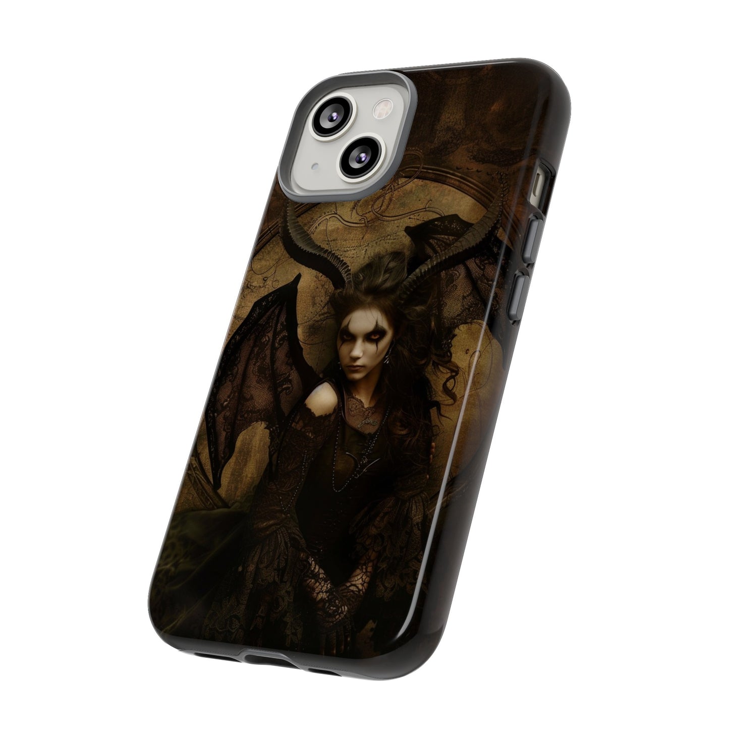 Demon Lilith Gothic Phone Case for iPhone, Samsung Galaxy, Google Pixel - Dark Fantasy Art