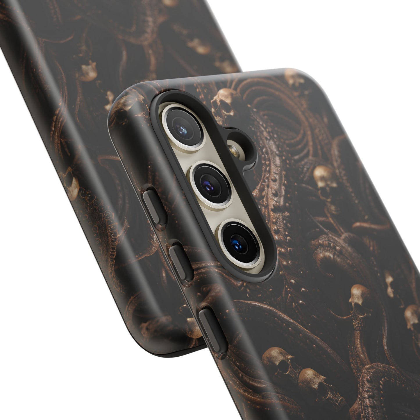 Skulls and Tentacles Phone Case – Lovecraftian Horror Design for iPhone, Samsung Galaxy, and Google Pixel Devices