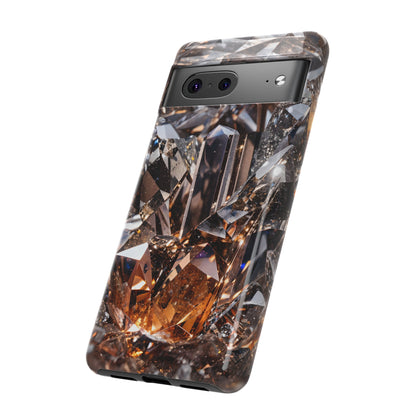 Crystalline Phone Case – Healing Crystal Quartz Design for iPhone, Samsung Galaxy, and Google Pixel Devices