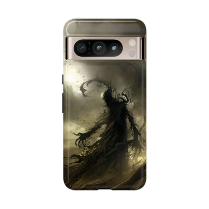 Dark Spirit Phone Case – Grim Reaper Haunting Design for iPhone, Samsung Galaxy, and Google Pixel Devices