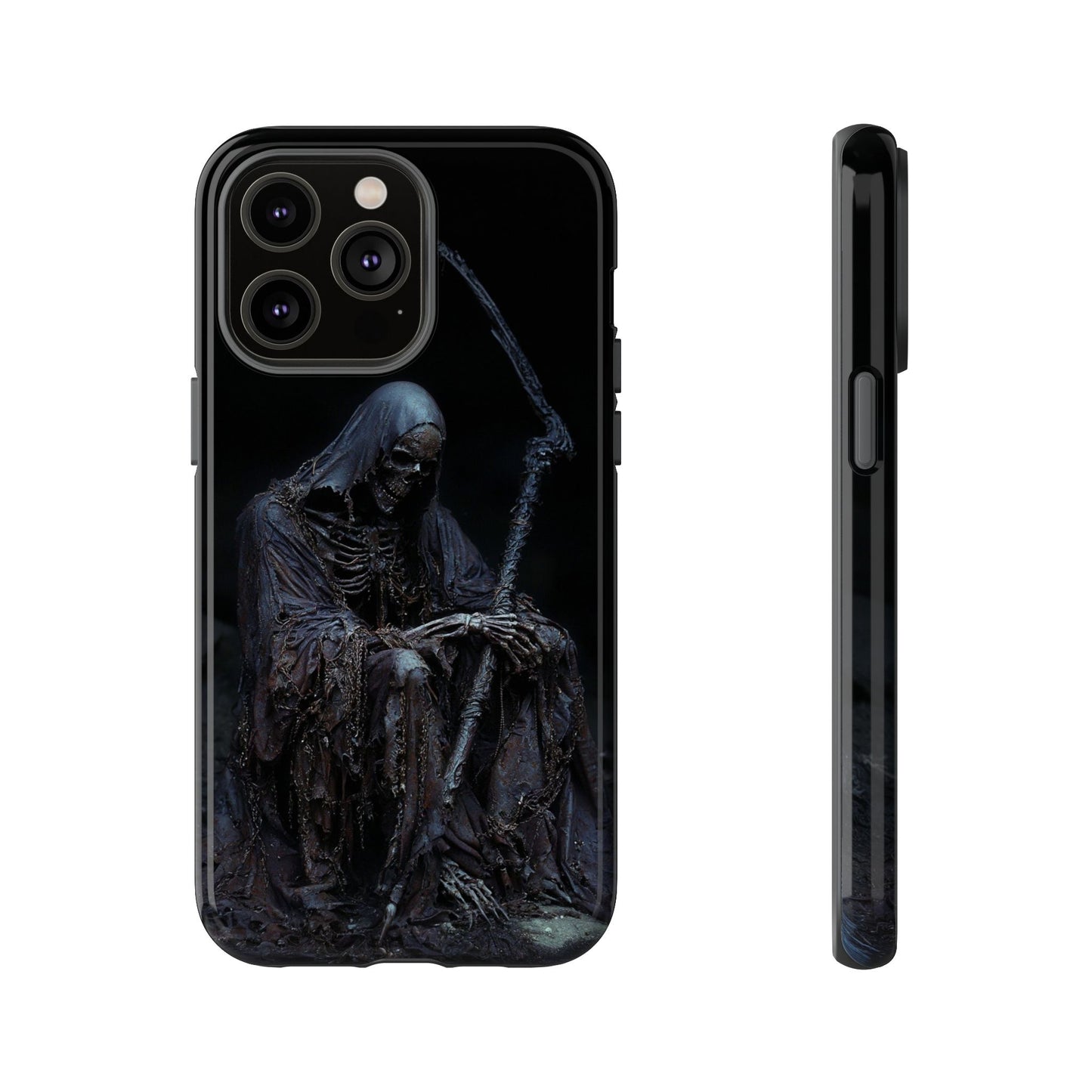 Dark Reaper Phone Case - Gothic Grim Reaper Art for iPhone, Samsung Galaxy, and Google Pixel Devices