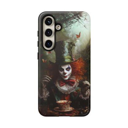 Mad Hatter Gothic Fantasy Phone Case - Dark Wonderland Design for iPhone, Samsung Galaxy, and Google Pixel Devices