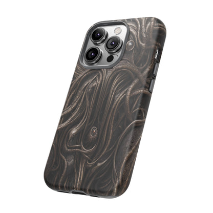 Biomechanical Horror 4 Phone Case – Futuristic Alien Design for iPhone, Samsung Galaxy, and Google Pixel Devices