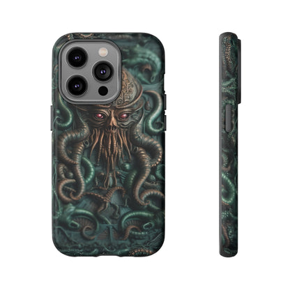 Nameless Dread Tough Phone Case – Lovecraftian Tentacle Horror Design for iPhone, Samsung Galaxy, and Google Pixel Devices