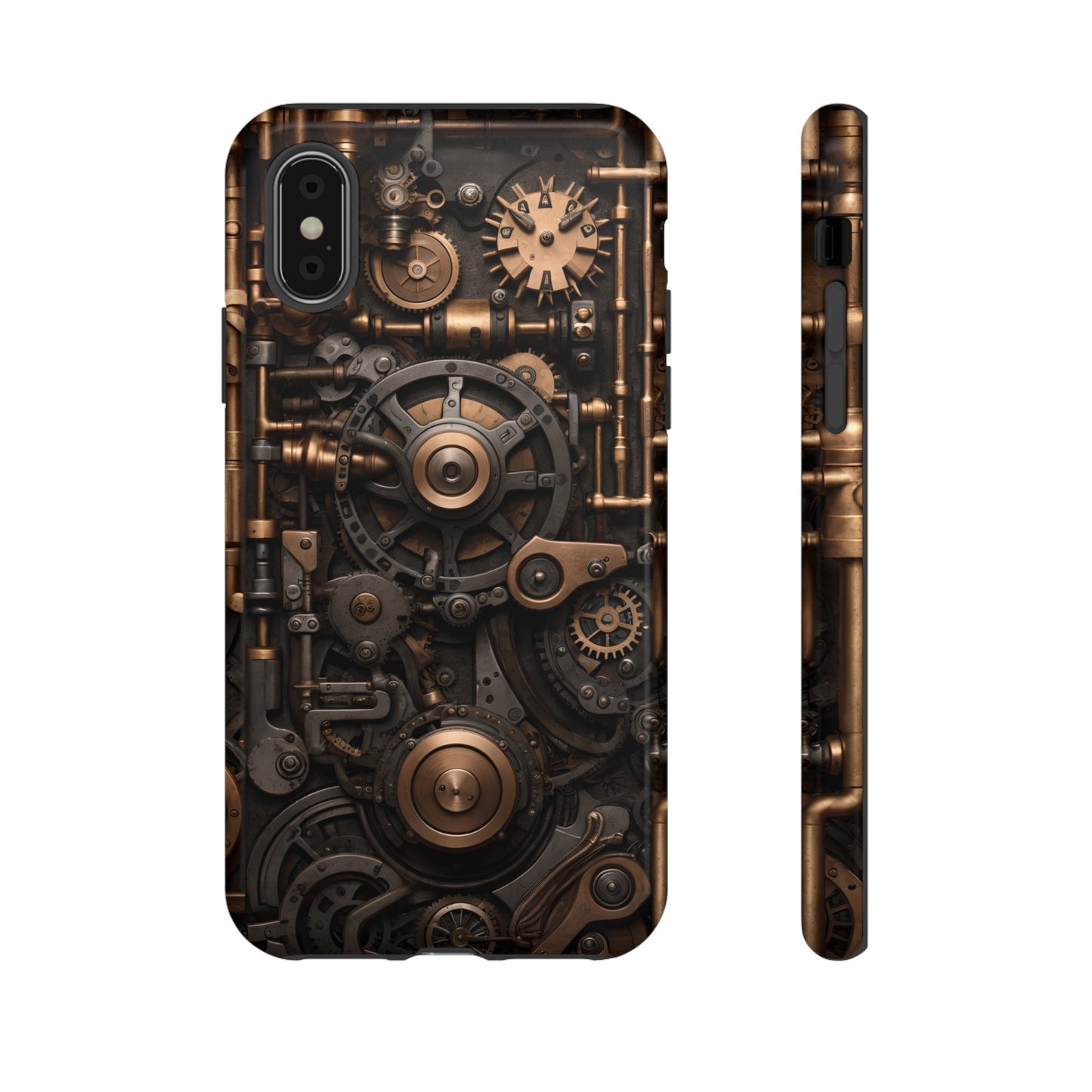 Steampunk Machine Phone Case – Victorian Gears Design for iPhone, Samsung Galaxy, and Google Pixel Devices