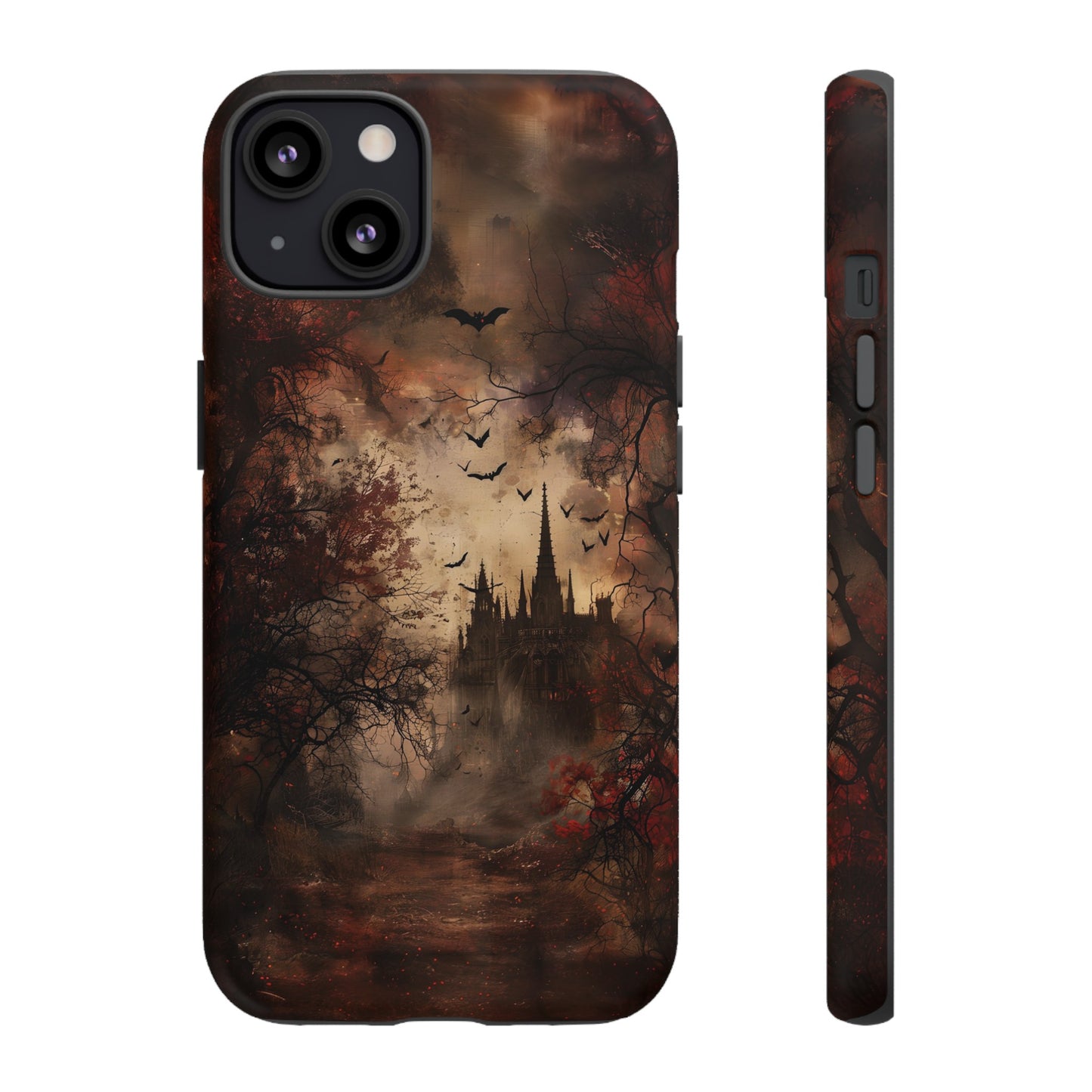 Gothic Castle Phone Case - Spooky Halloween Design for iPhone, Samsung Galaxy, Google Pixel Devices