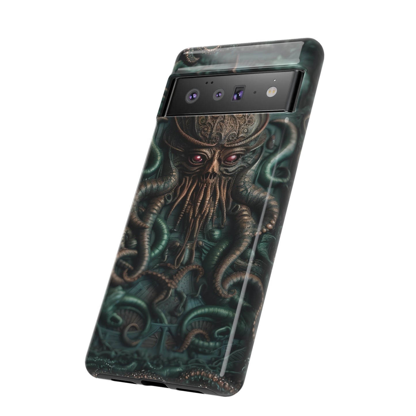 Nameless Dread Tough Phone Case – Lovecraftian Tentacle Horror Design for iPhone, Samsung Galaxy, and Google Pixel Devices