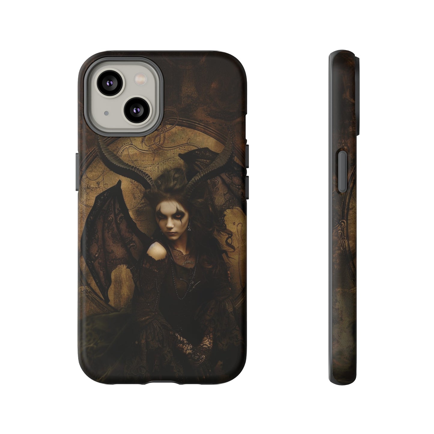 Demon Lilith Gothic Phone Case for iPhone, Samsung Galaxy, Google Pixel - Dark Fantasy Art