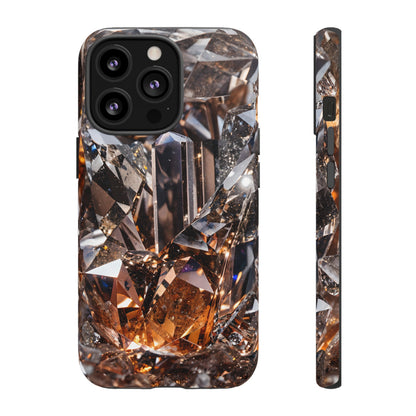 Crystalline Phone Case – Healing Crystal Quartz Design for iPhone, Samsung Galaxy, and Google Pixel Devices