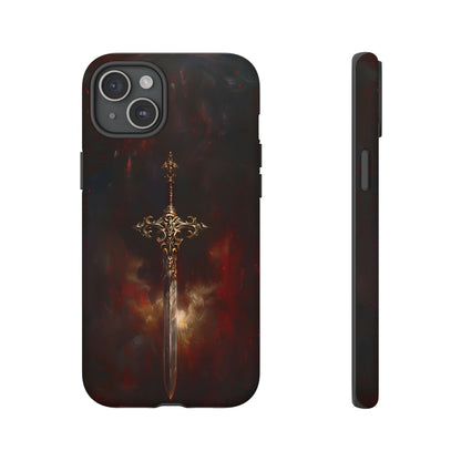 Epic Sword of Legends Phone Case - Dark Fantasy Art for iPhone, Samsung Galaxy, and Google Pixel Devices