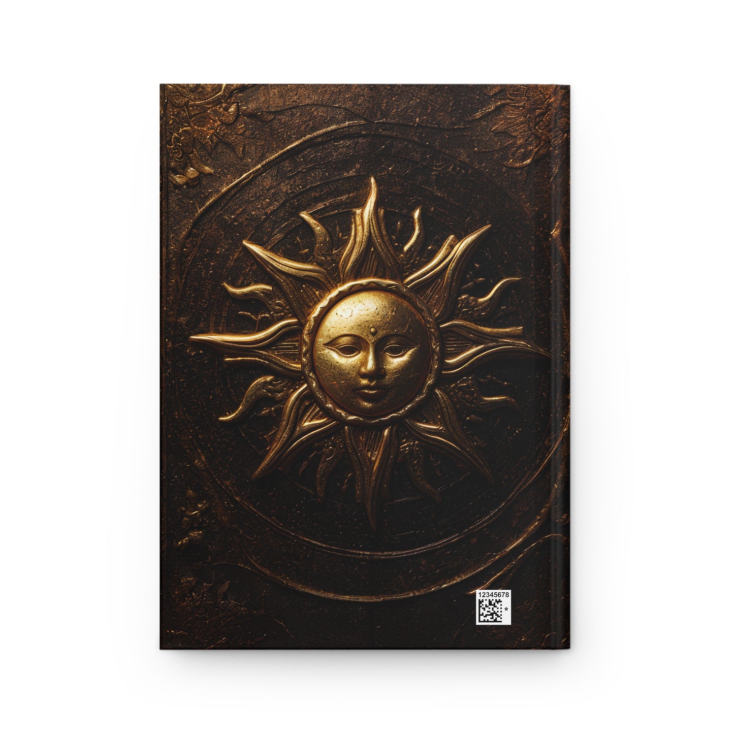 Book of the Sun Hardcover Notebook – Celestial Design Journal for Spell Book of Shadows and Creative Writing