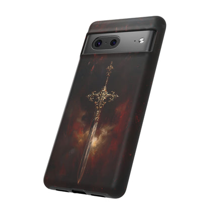 Epic Sword of Legends Phone Case - Dark Fantasy Art for iPhone, Samsung Galaxy, and Google Pixel Devices