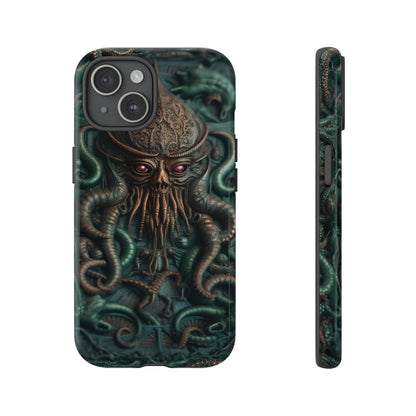 Nameless Dread Tough Phone Case – Lovecraftian Tentacle Horror Design for iPhone, Samsung Galaxy, and Google Pixel Devices