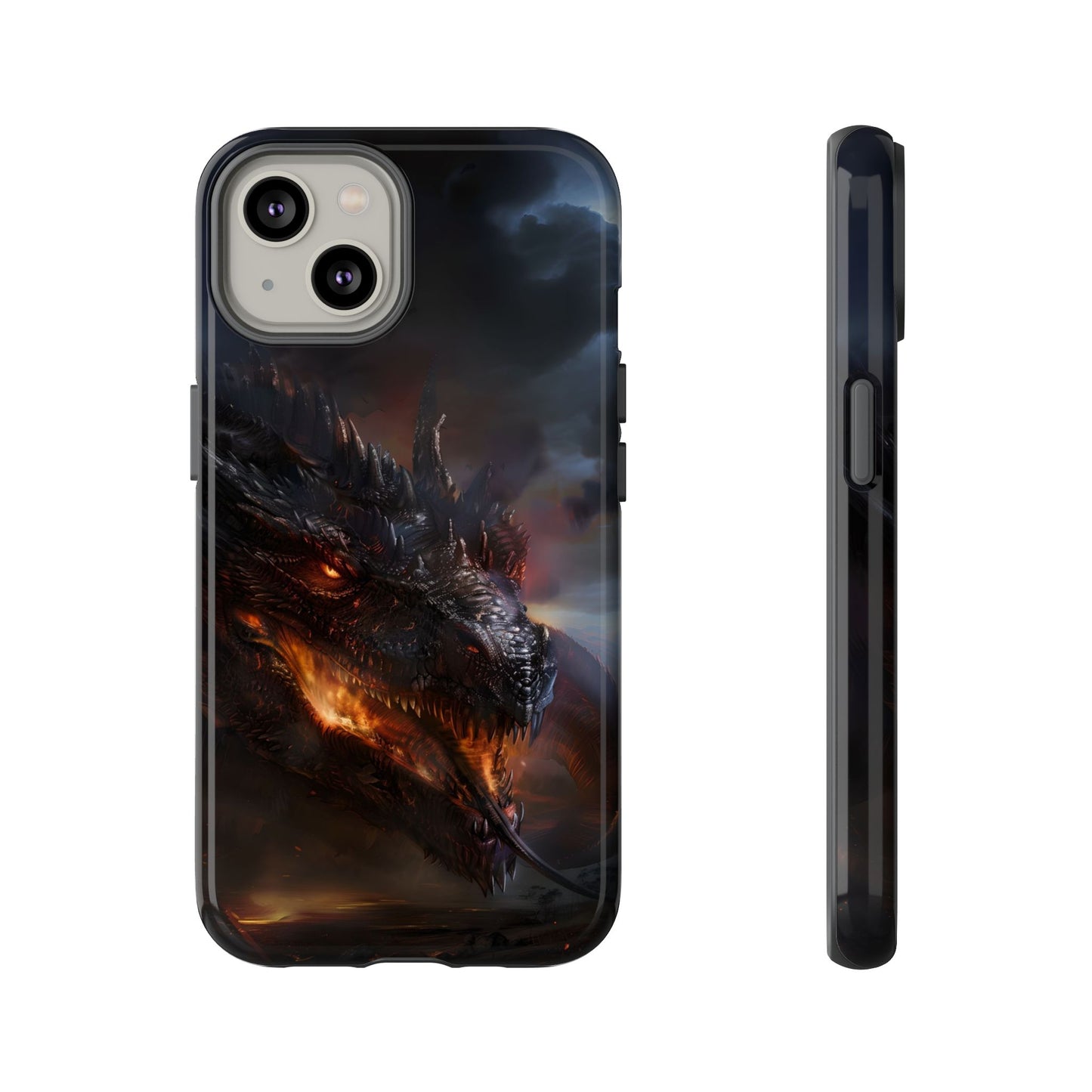 Fiery Dragon Phone Case - Epic Fantasy Art for iPhone, Samsung Galaxy, and Google Pixel Devices