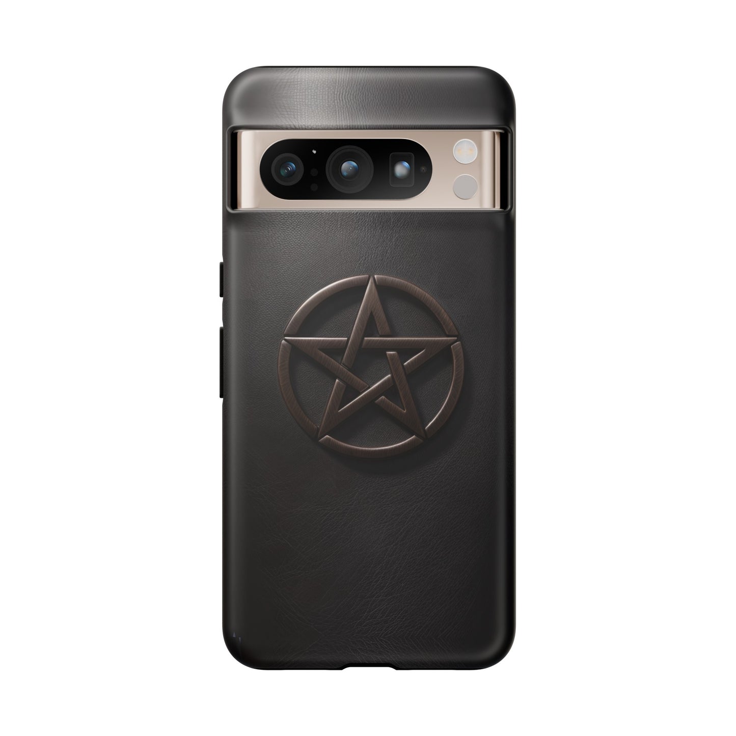 Simple Pentacle Tough Phone Case – Witchcraft Pentagram Design for iPhone, Samsung Galaxy, and Google Pixel Devices