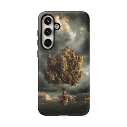 Cannabis Balloon Adventure Phone Case - For iPhone, Samsung Galaxy, and Google Pixel Devices