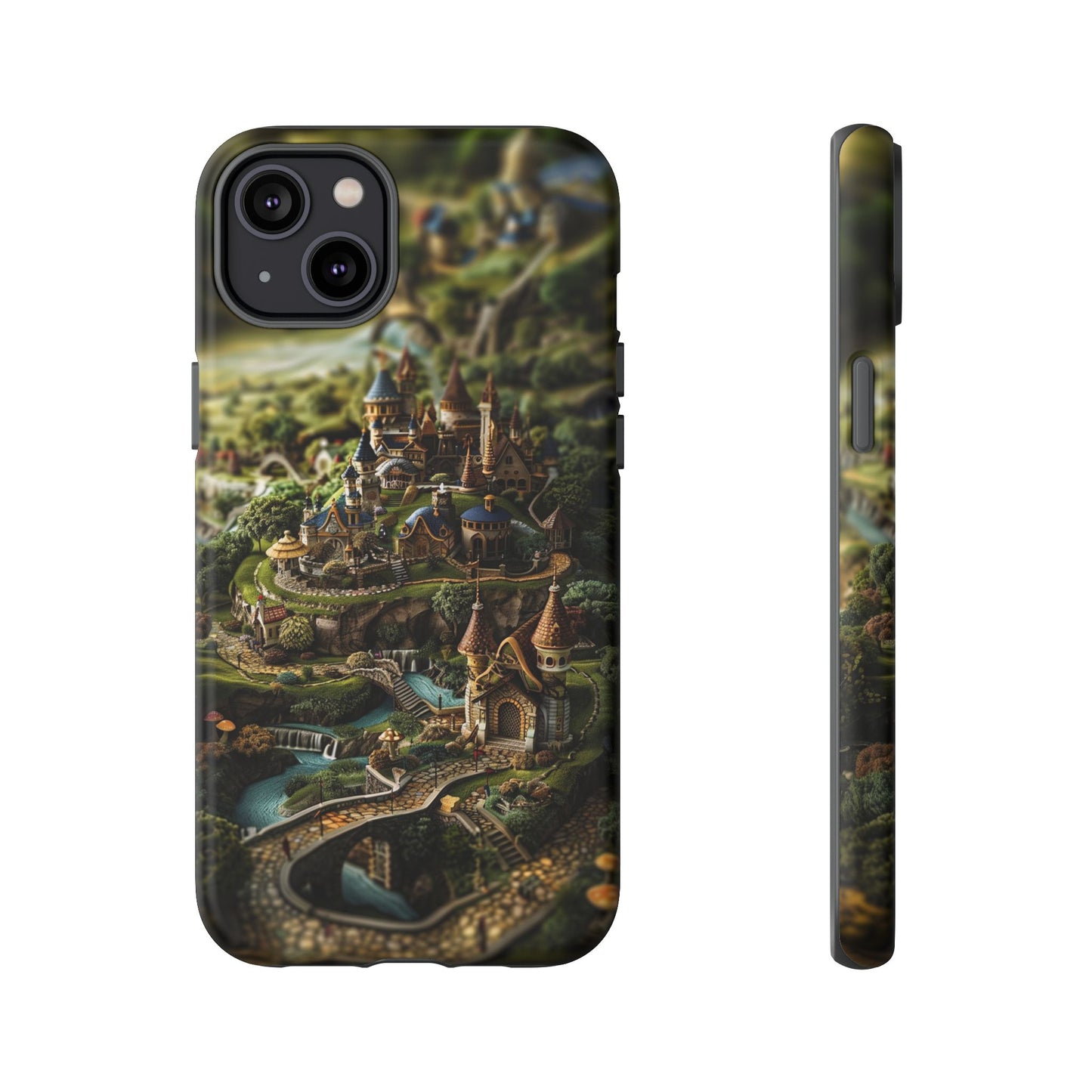 Fairy Kingdom Phone Case - Enchanted Castle Artwork for iPhone, Samsung Galaxy, and Google Pixel Devices