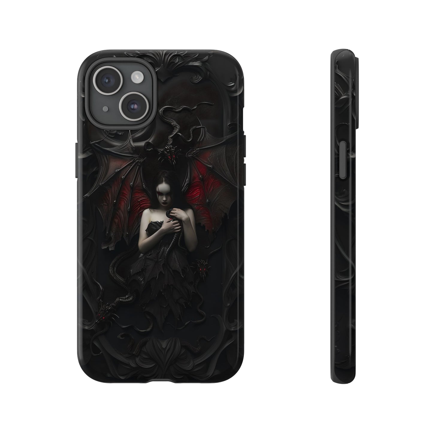 Succubus Phone Case - Dark Fantasy Gothic Design for iPhone, Samsung Galaxy, and Google Pixel Devices