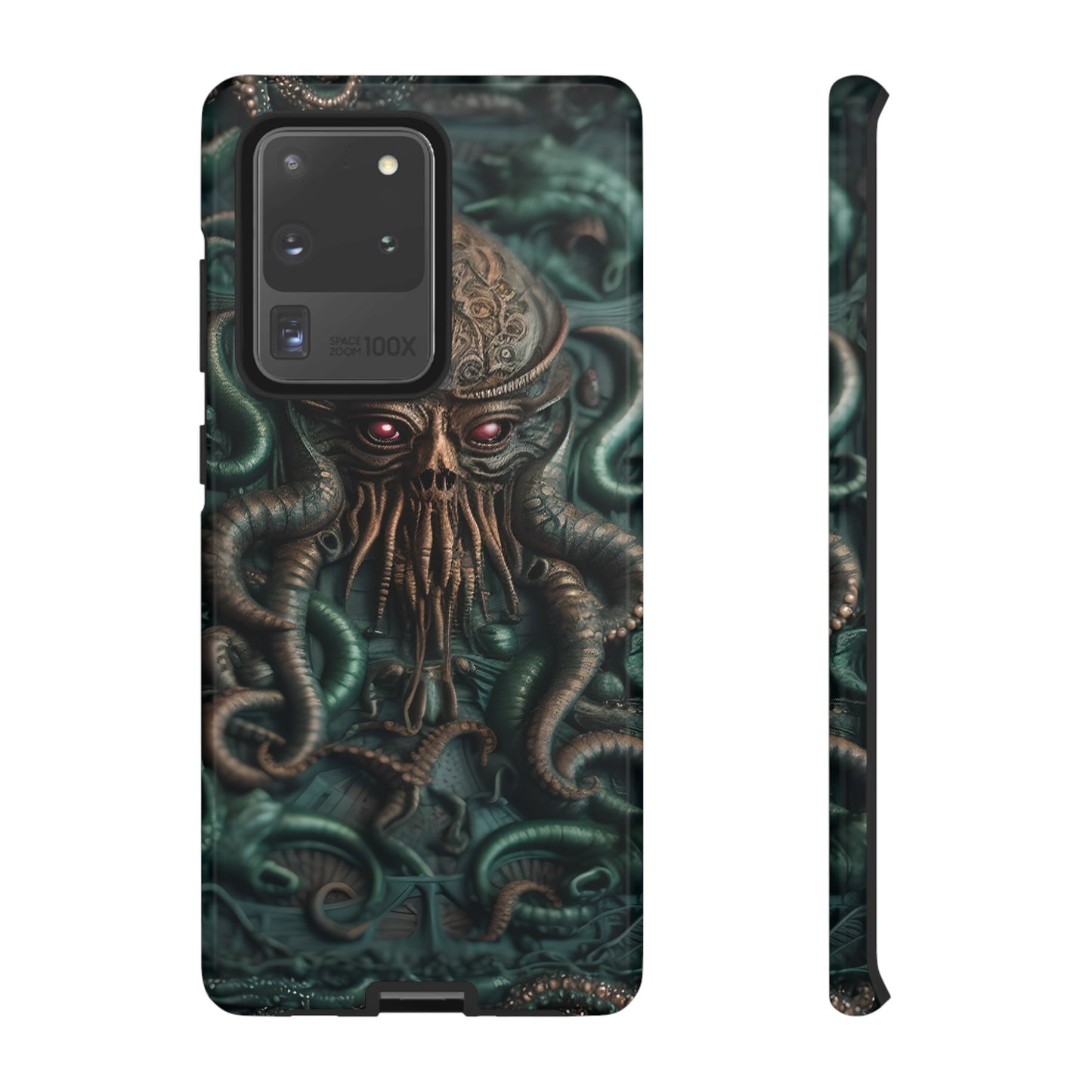 Nameless Dread Tough Phone Case – Lovecraftian Tentacle Horror Design for iPhone, Samsung Galaxy, and Google Pixel Devices