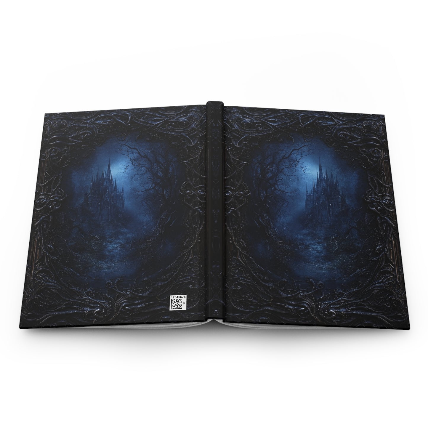 Moonlit Gothic Castle Journal - Elegant Hardcover Diary for Writing