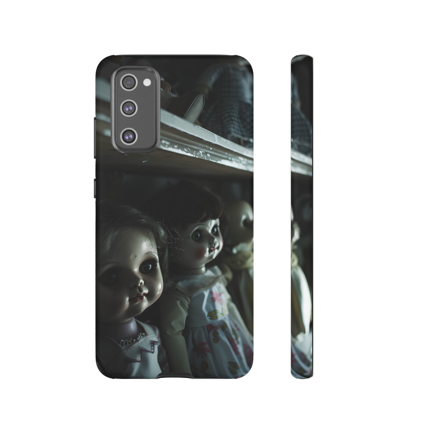 Creepy Dolls Phone Case – Eerie Vintage Doll Design for iPhone, Samsung Galaxy, and Google Pixel Devices