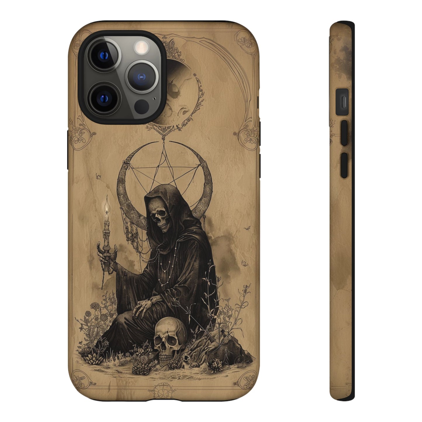 Gothic Reaper Phone Case - Dark Aesthetic Art for iPhone, Samsung, Google Pixel