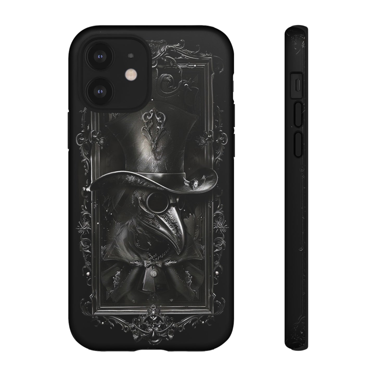 Gothic Plague Doctor Phone Case - Mysterious and Dark Design for iPhone, Samsung Galaxy, and Google Pixel Devices