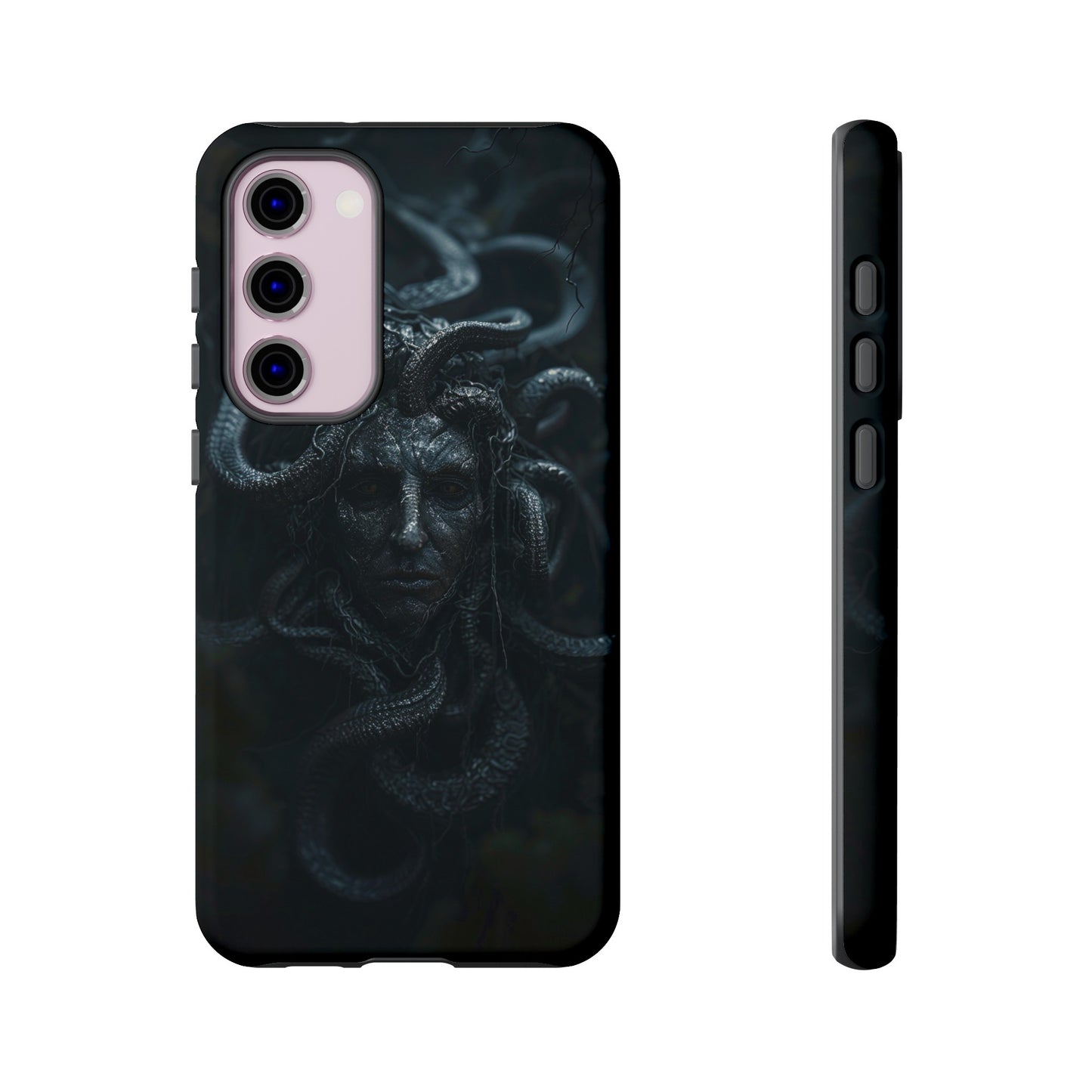 Medusa's Gaze Phone Case - Dark Mythological Design for iPhone and Samsung Galaxy Devices