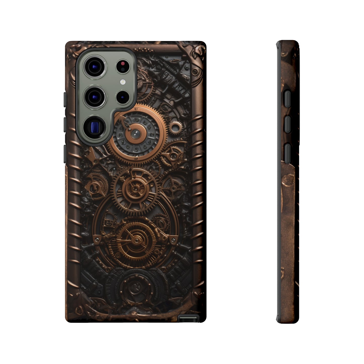 Gearworks 2 Phone Case – Steampunk Victorian Design with Gears and Clockwork for iPhone, Samsung Galaxy, and Google Pixel Devices