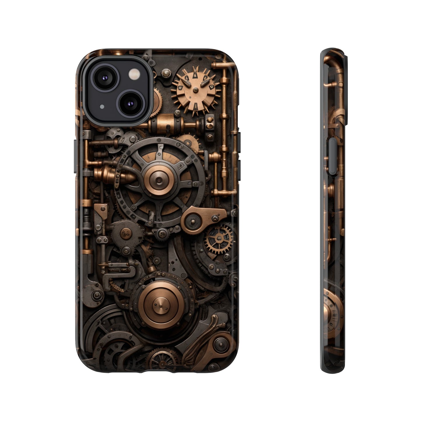 Steampunk Machine Phone Case – Victorian Gears Design for iPhone, Samsung Galaxy, and Google Pixel Devices