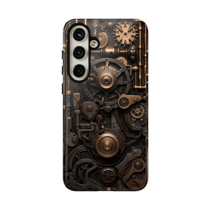 Steampunk Machine Phone Case – Victorian Gears Design for iPhone, Samsung Galaxy, and Google Pixel Devices