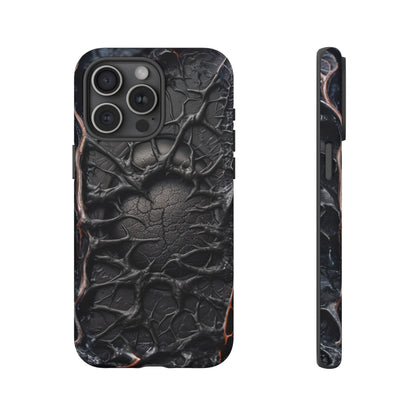 Black Veins Tough Phone Case – Lovecraftian Horror Design for iPhone, Samsung Galaxy, and Google Pixel Devices