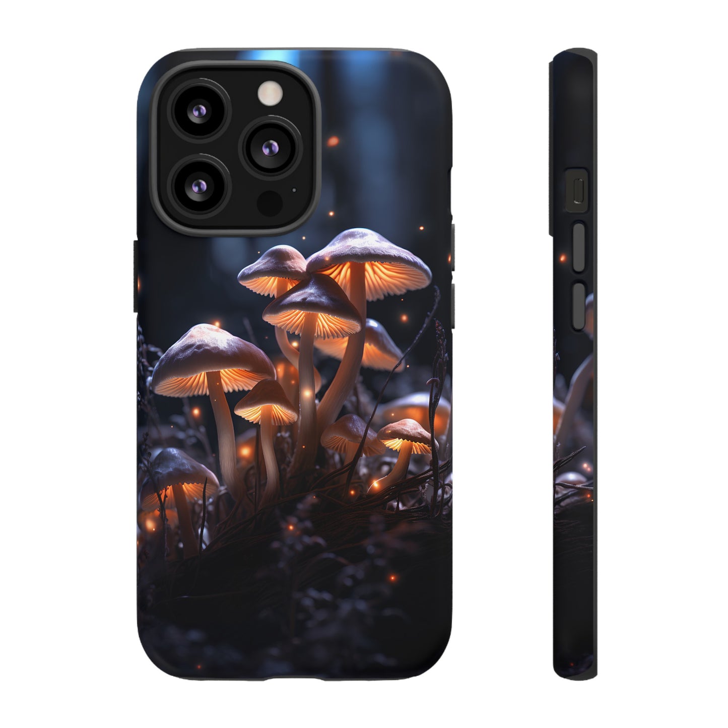 Glowing Mushrooms at Night Phone Case – Enchanting Fantasy Forest Design for iPhone, Samsung Galaxy, and Google Pixel Devices