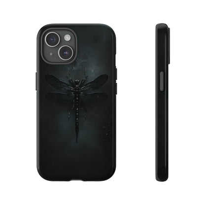 Gothic Dragonfly Phone Case – Dark Elegance Design for iPhone, Samsung Galaxy, and Google Pixel Devices