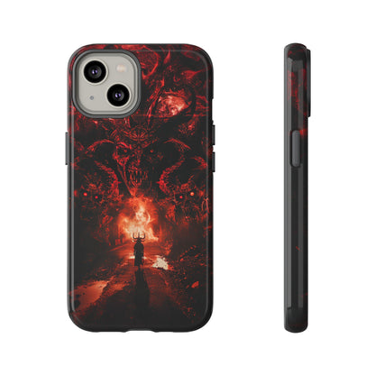 The Road to Hell Phone Case – Gothic Demon and Devil Design for iPhone, Samsung Galaxy, and Google Pixel Devices