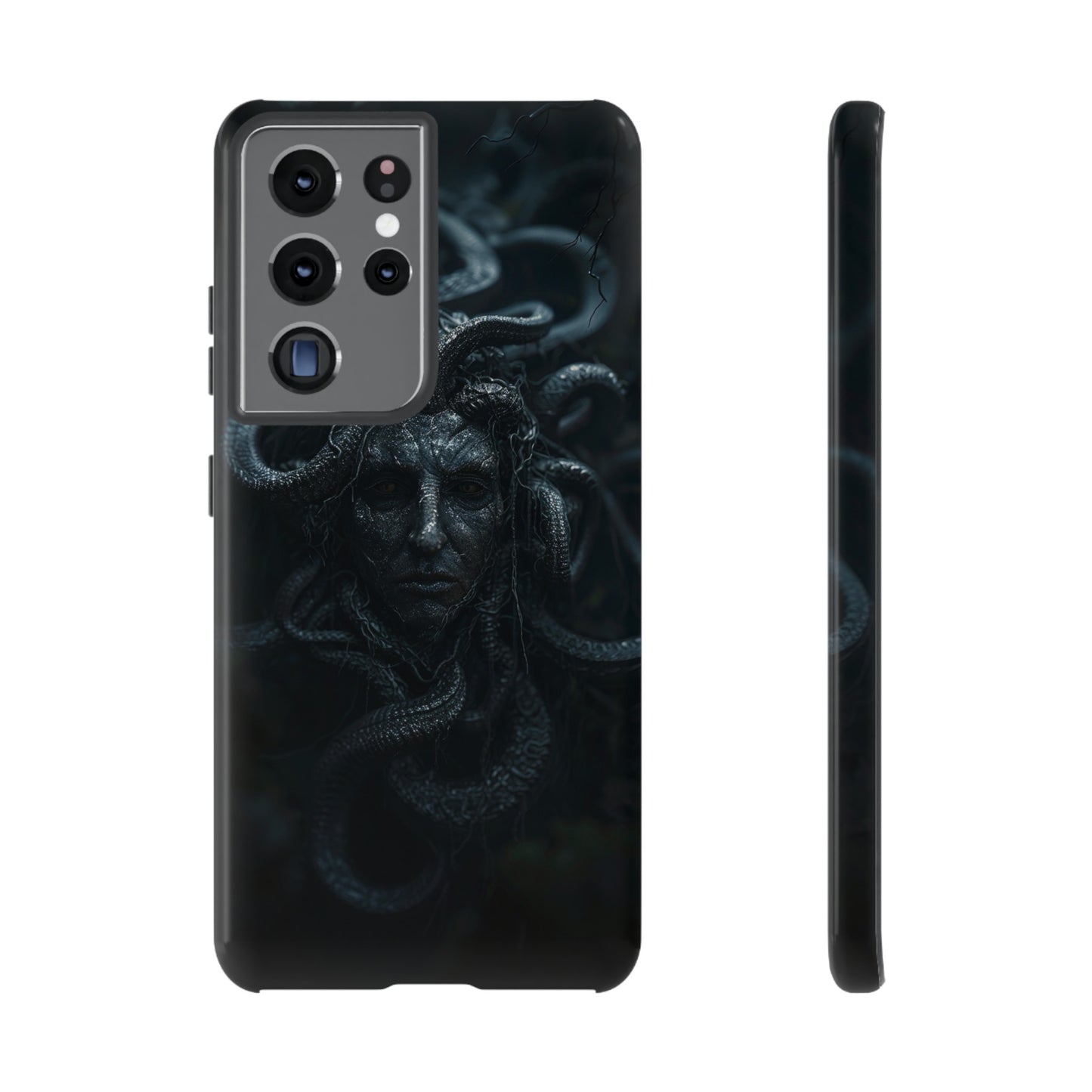 Medusa's Gaze Phone Case - Dark Mythological Design for iPhone and Samsung Galaxy Devices