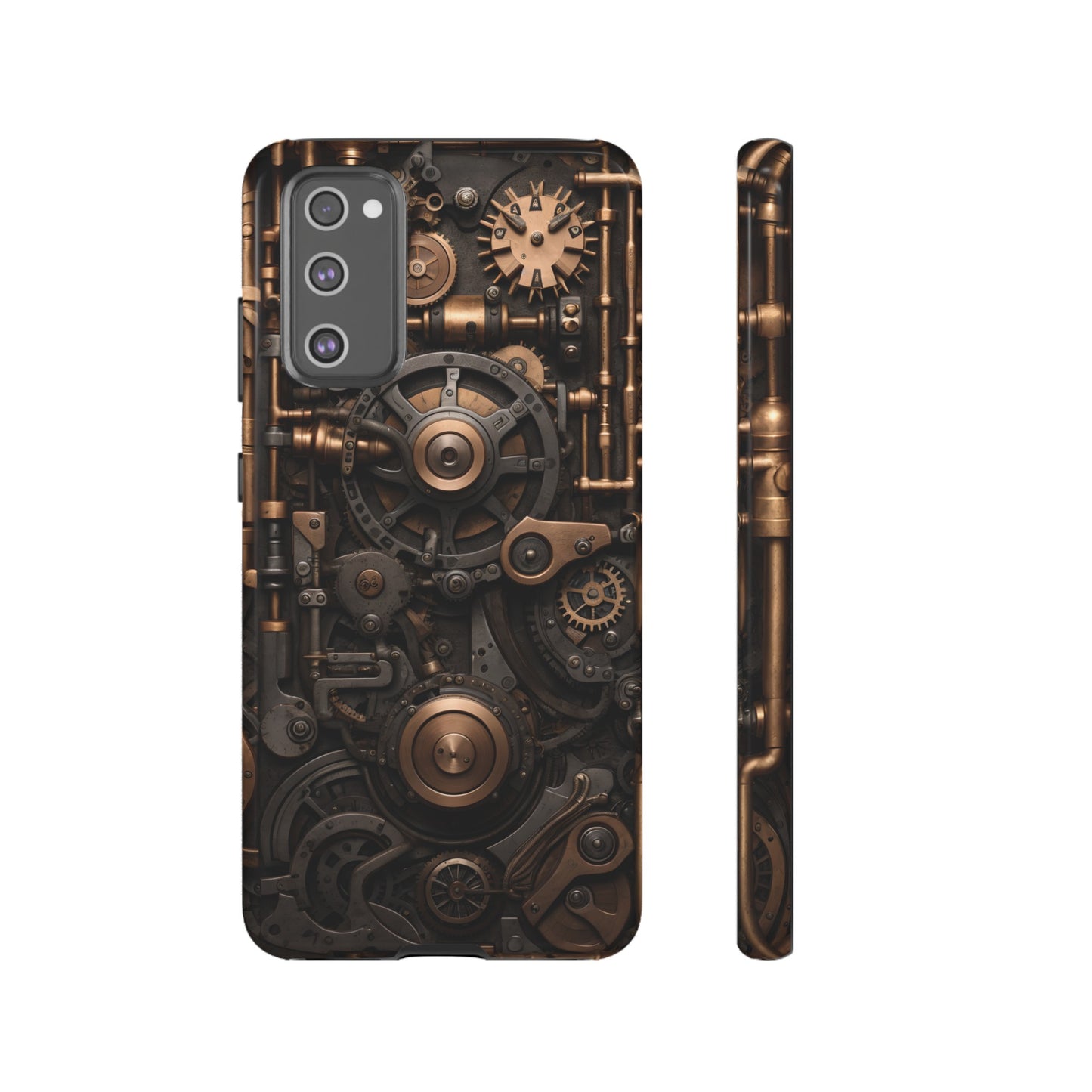 Steampunk Machine Phone Case – Victorian Gears Design for iPhone, Samsung Galaxy, and Google Pixel Devices