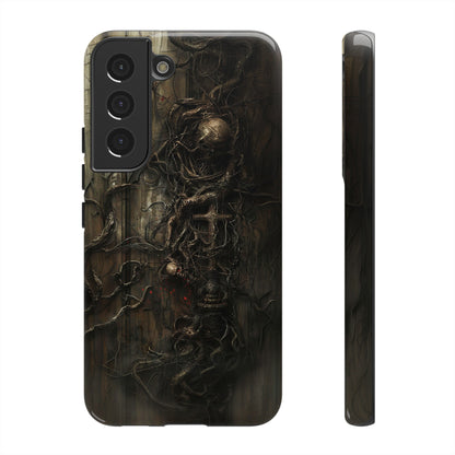 Creeping Dread Phone Case - Giger-Inspired Art for iPhone, Samsung Galaxy, and Google Pixel Devices