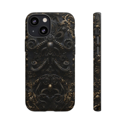 Gothic Steampunk Tentacle Phone Case - Unique Gothic Design for iPhone, Samsung Galaxy, and Google Pixel Devices