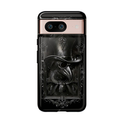 Gothic Plague Doctor Phone Case - Mysterious and Dark Design for iPhone, Samsung Galaxy, and Google Pixel Devices