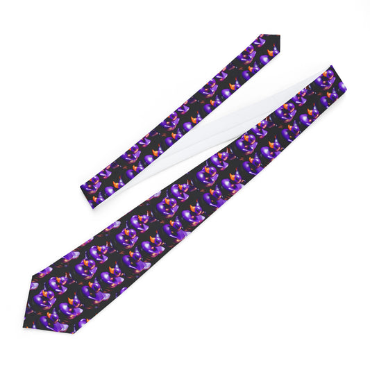 Purple Rubber Duck Necktie – Fun and Quirky Novelty Tie for Formal and Casual Events