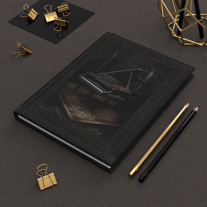 Grand Piano Elegance Hardcover Journal - For Music and Writing Lovers